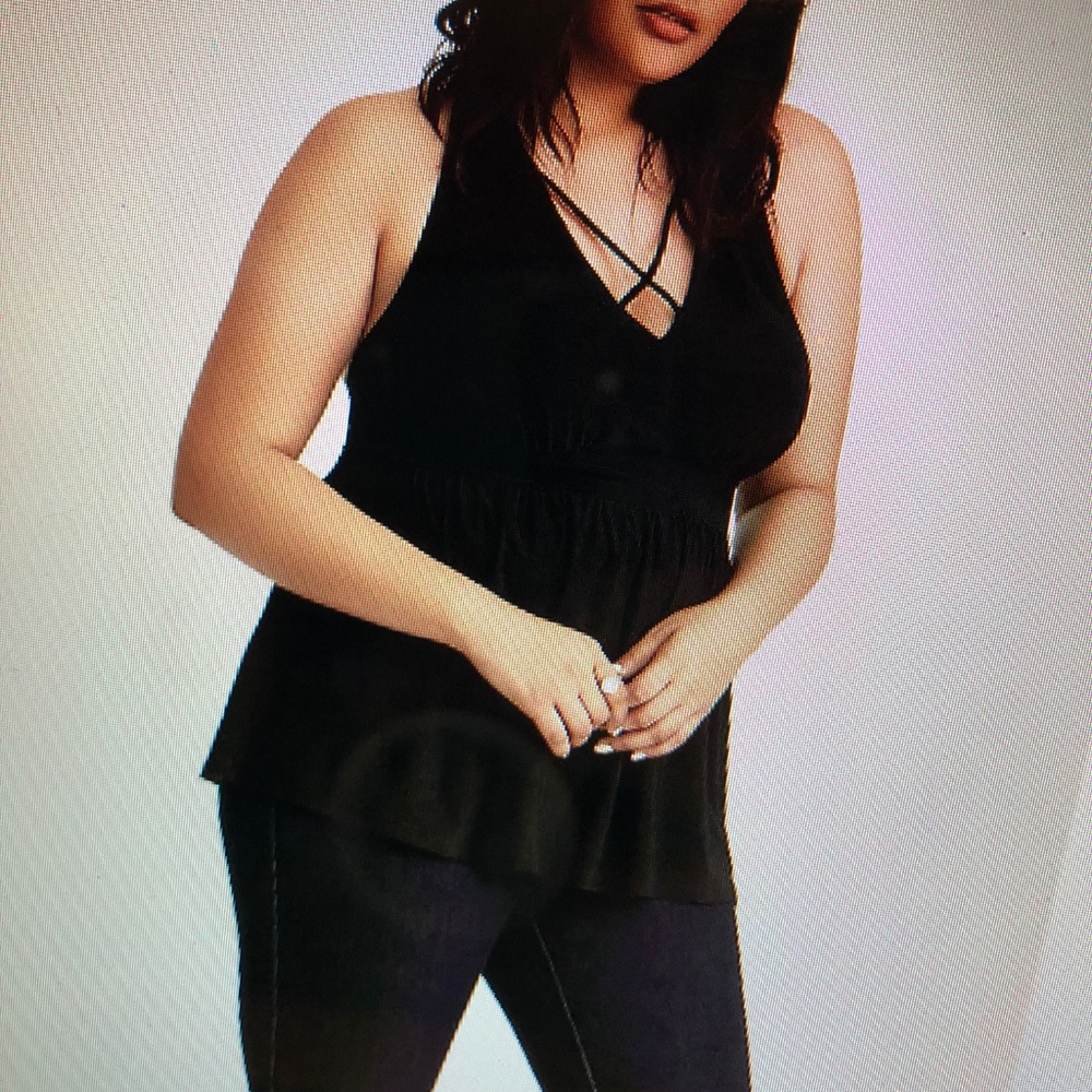 Torrid Strappy Babydoll Top